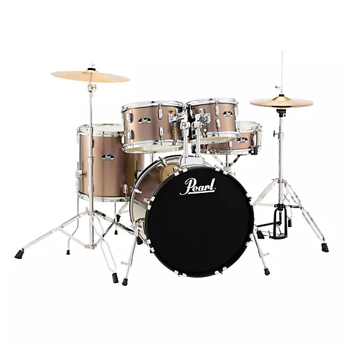 Pearl Roadshow 5-Piece Fusion Drum Set Bronze Metallic