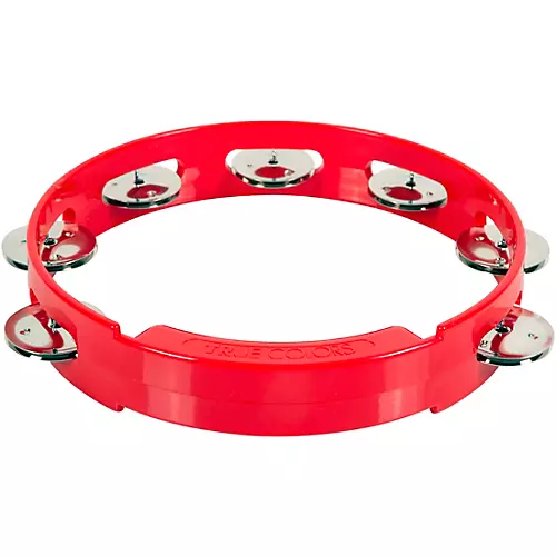 Rhythm Tech True Colors Tambourine Red 8 in.