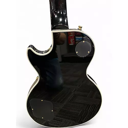 Used Epiphone Les Paul Custom Black Solid Body Electric Guitar Black