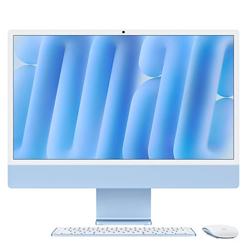 Apple IMAC 24IN M4 10 CORE 24GB SYST SSD - BLUE 512GB