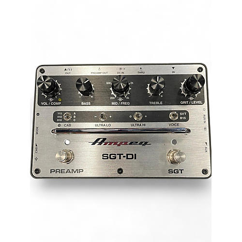Used Ampeg SGT-DI Bass Effect Pedal