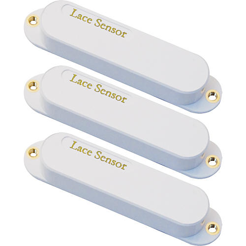 Lace Sensor Gold Guitar Pickups 3-Pack S-S-S Set Black