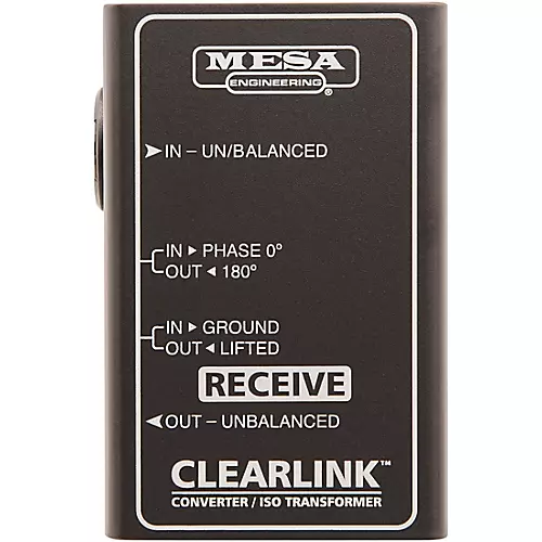 MESA/Boogie Clearlink (Receive) Converter & ISO Transformer Black