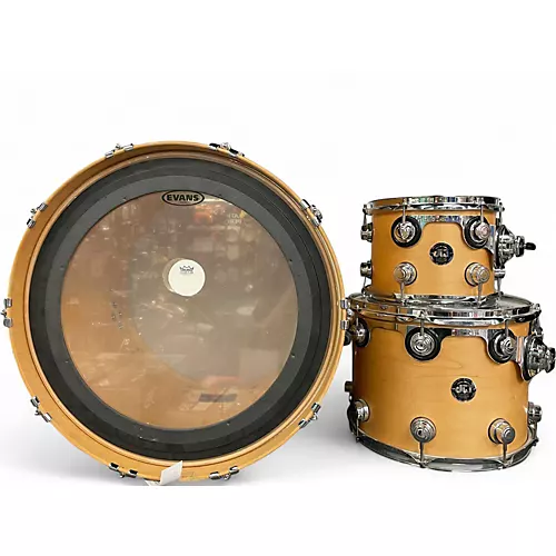 Used DW 3 piece Collector's Series Natural Drum Kit Natural
