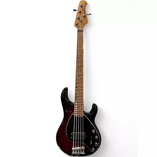 Used Ernie Ball Music Man Stingray 5 H BURNT APPLE SPARKLE Electric Bass Guitar BURNT APPLE SPARKLE