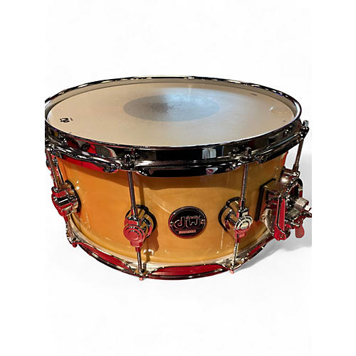 Used DW 6.5X14 Performance Series Snare Natural Drum Natural 15