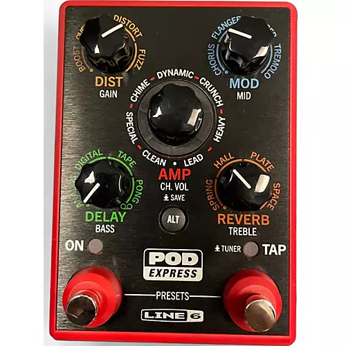 Used Line 6 Pocket Pod Express Amp Modeler Effect Processor