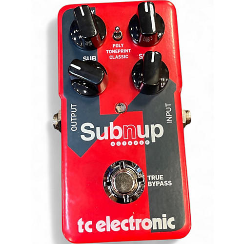 Used TC Electronic Sub N Up Octaver Effect Pedal