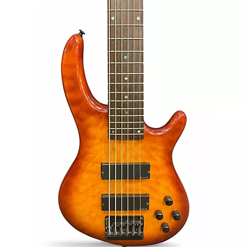 Used Dean Edge Sunburst Electric Bass Guitar Sunburst