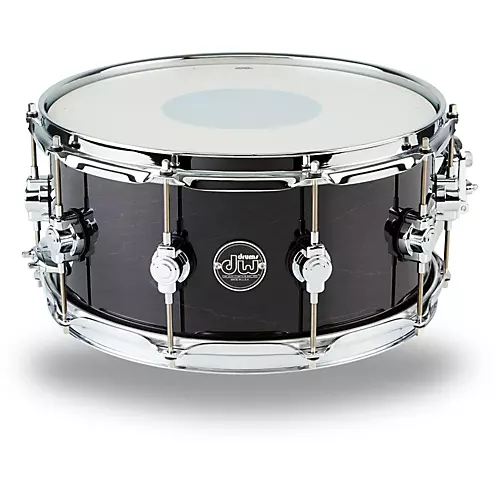 DW Performance Series Snare Drum 14 x 6.5 in. Ebony Stain Lacquer