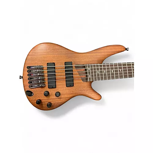 Used Ibanez SR5006 Natural Electric Bass Guitar Natural