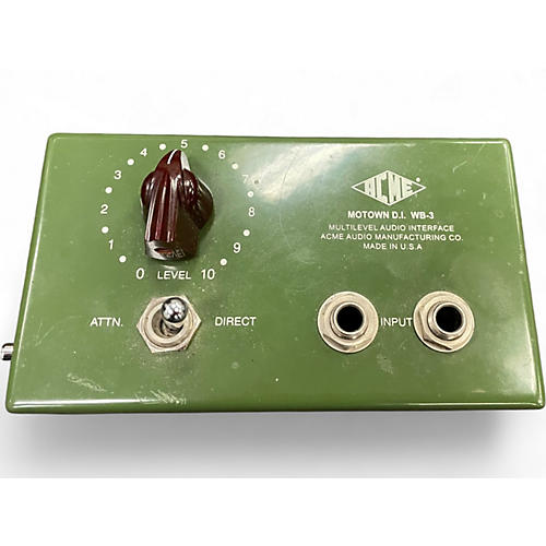 Used Acme Motown D.I. WB-3 Bass Effect Pedal