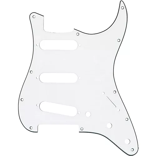 Fender American Standard Strat 11-Hole Pickguard White