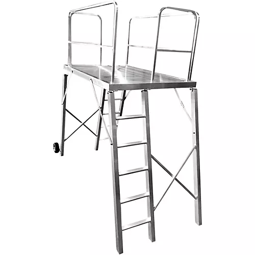 Bearcat 6 Foot Aluminum Top Marching Band Podium Black