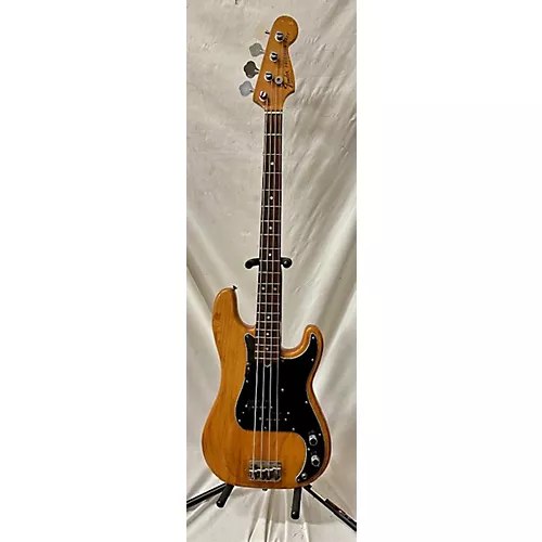 Vintage 1976 Fender Precision Bass Natural Electric Bass Guitar Natural