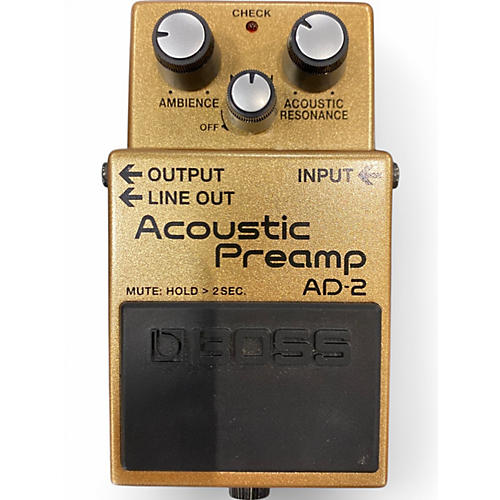 Used BOSS AD2 Acoustic Preamp Guitar Preamp