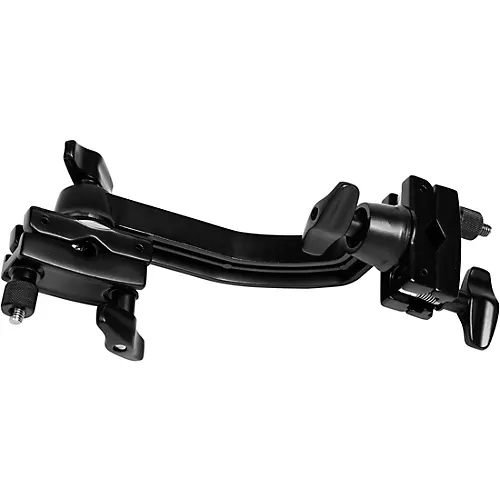 Pearl Long Two Position Twin Revolving Adapter, Black