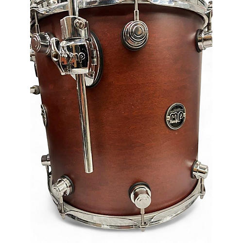 Used DW 3 piece Performance Series Tobacco Drum Kit Tobacco