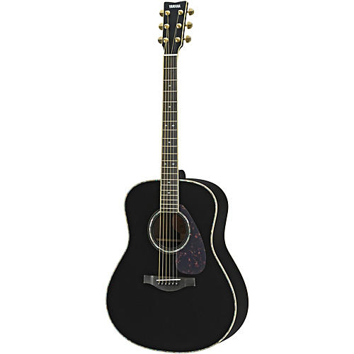 Yamaha LL16DR L Series Solid Rosewood/Spruce Dreadnought Acoustic-Electric Guitar Black