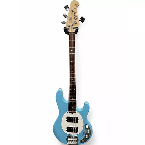 Used Sterling by Music Man RAY4 HH BLUE Electric Bass Guitar BLUE