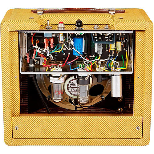 Fender '57 Custom Champ 5W 1x8 Tube Guitar Amp Lacquered Tweed