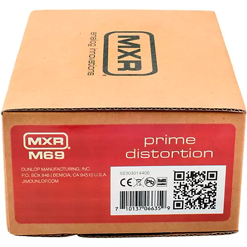MXR M69 Prime Distortion Guitar Effects Pedal