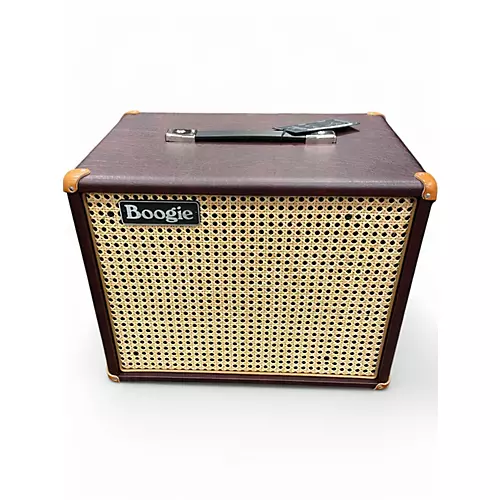 Used MESA/Boogie Thiele 1x12 8Ohm Wine Taurus Wicker Grille Guitar Cabinet