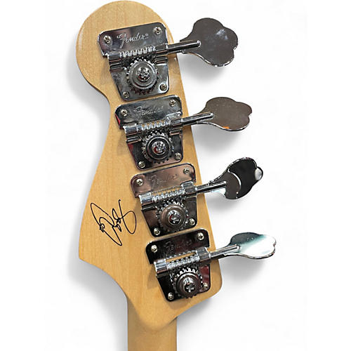 Used Fender Geddy Lee Signature Jazz  Black Electric Bass Guitar Black