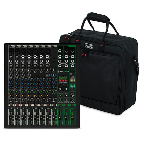 Mackie ProFX12v3+ 12-Channel Mixer With Gator Mixer Bag