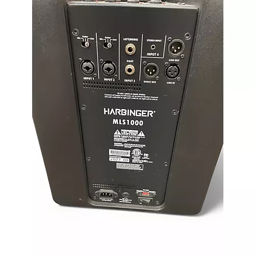Used Harbinger MLS1000 Powered Speaker