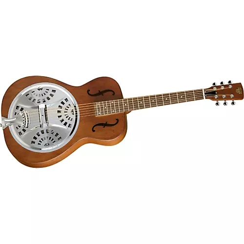 Dobro Hound Dog Round Neck Guitar Vintage Brown