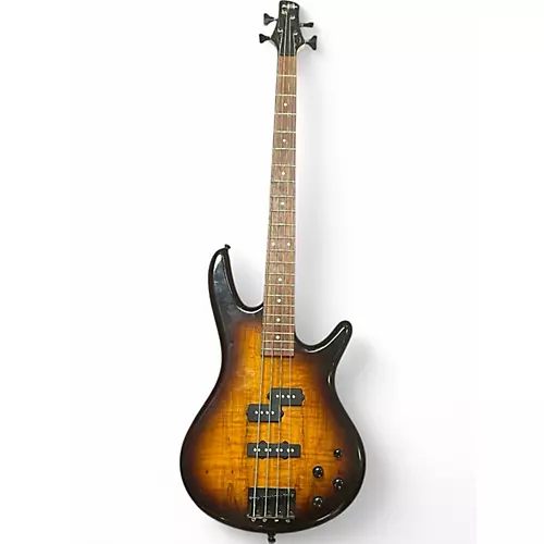 Used Ibanez GSR200SM Brown Burst Electric Bass Guitar Brown Burst