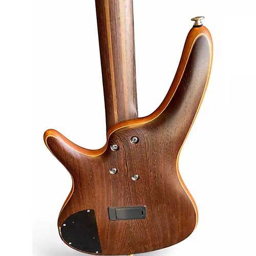 Used Ibanez Prestige SR500 Natural Electric Bass Guitar Natural