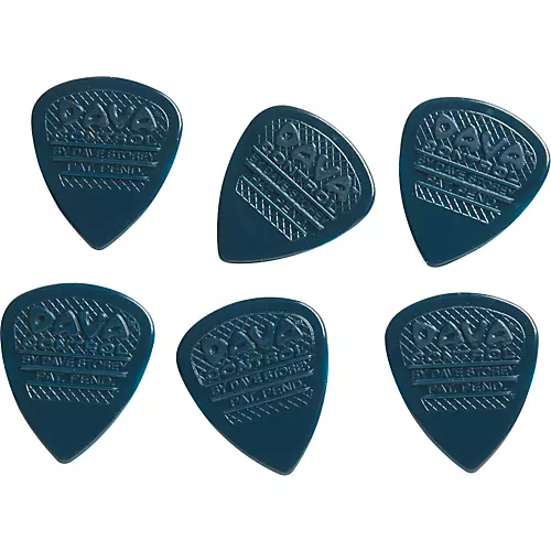 Dava Control Pick Nylon Medium 6-Pack Dark Green