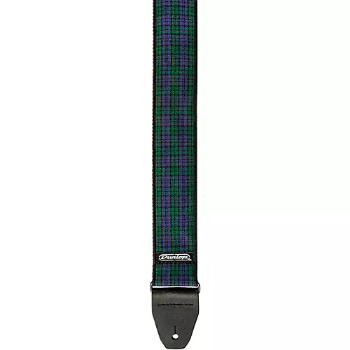 Dunlop Jacquard Black Watch Plaid Guitar Strap