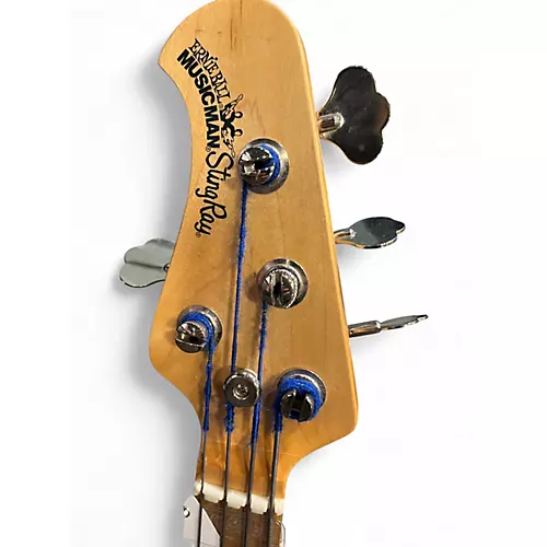 Used Ernie Ball Music Man Stingray H Black Electric Bass Guitar Black
