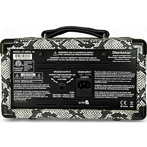 Used Blackstar HT Metal Series HT METAL 1 Tube Guitar Amp Head