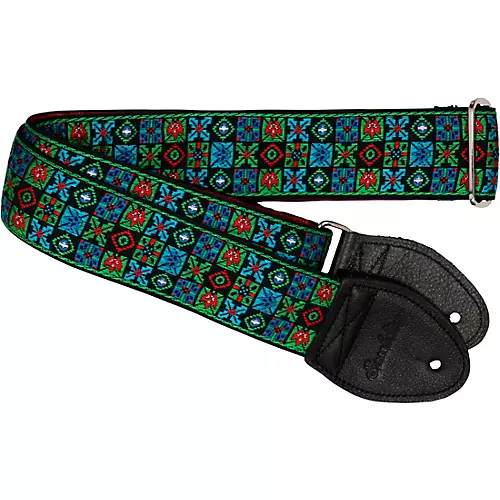 Souldier Woodstock Guitar Strap Green 2 in.