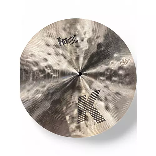 Used Zildjian 14in K Fat Hat Hi-Hat Cymbal 33