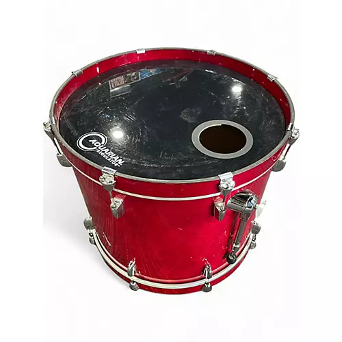 Used Yamaha 4 Piece Stage Custom Red Drum Kit Red