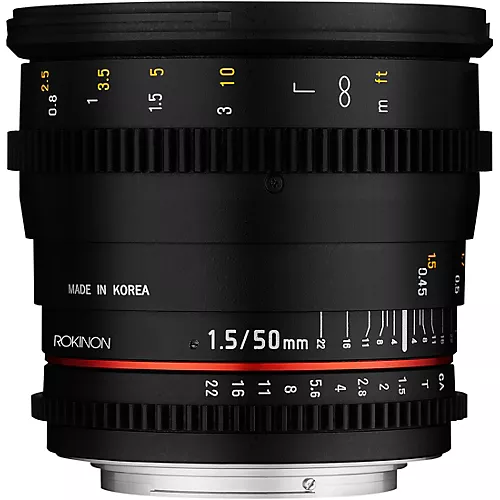 ROKINON Cine DS 50mm T1.5 Cine Lens for Micro Four Thirds