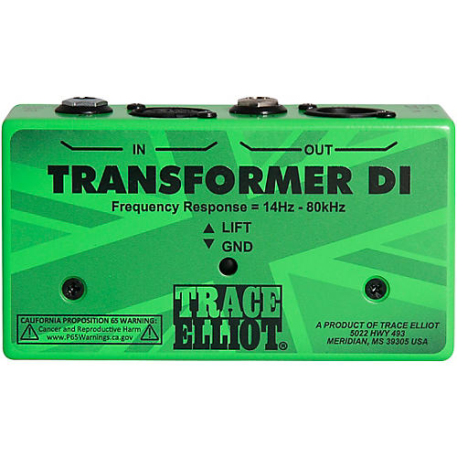 Trace Elliot Transformer DI Pedal Green