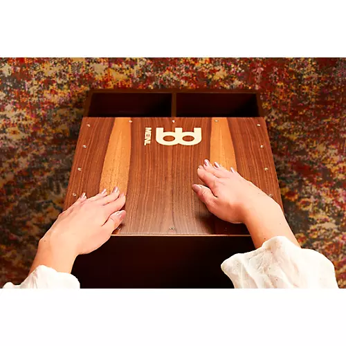 MEINL Subwoofer Jumbo Bass Cajon Walnut Frontplate