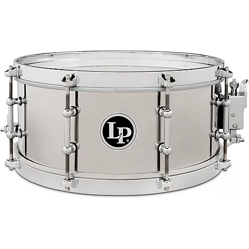 LP Stainless Steel Salsa Snare Drum 13 x 5.5 in. Stainless Steel