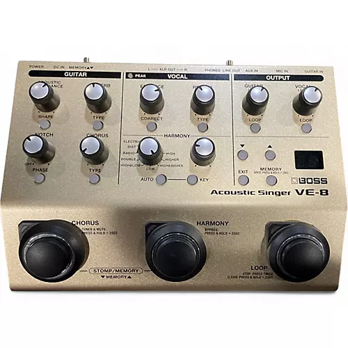 Used BOSS VE8 Acoustic Singer Effect Processor