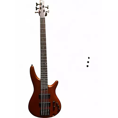 Used Ibanez sr505e Natural Electric Bass Guitar Natural