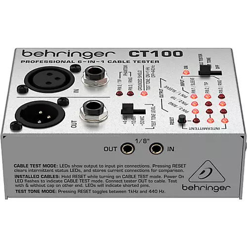 Behringer CT100 6-in-1 Cable Tester