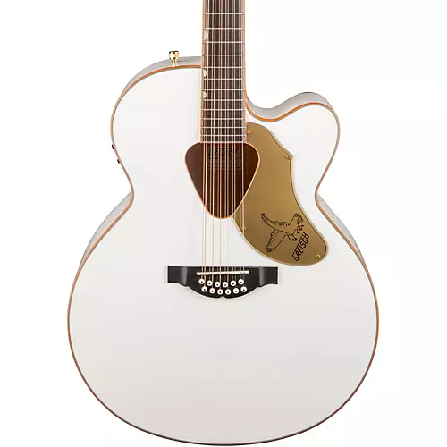 Gretsch Guitars G5022CWFE-12 Rancher Falcon Jumbo 12-String Acoustic-Electric Guitar White