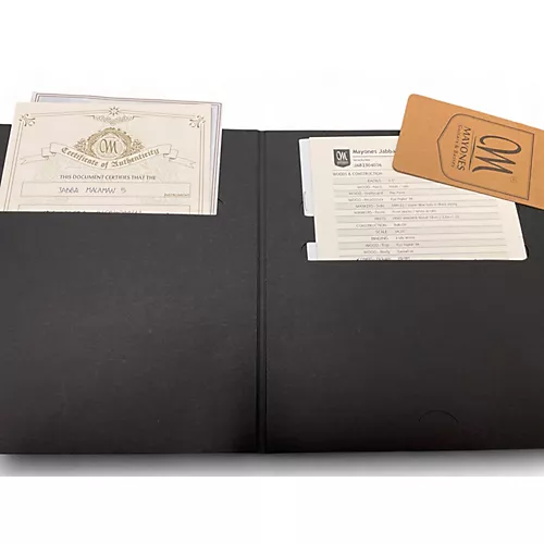 Used 2022 Mayones JABBA MALAMAN 5 antique violet raw Electric Bass Guitar antique violet raw