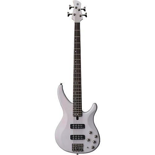 Yamaha TRBX504 4-String Premium Electric Bass Transparent White Rosewood Fretboard